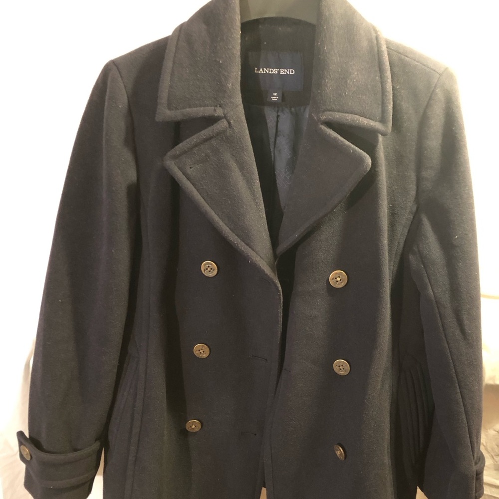 Dark navy blue Peacoat